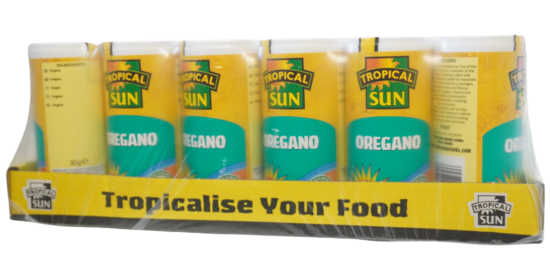 Tropical Sun Oregano 30g x 12
