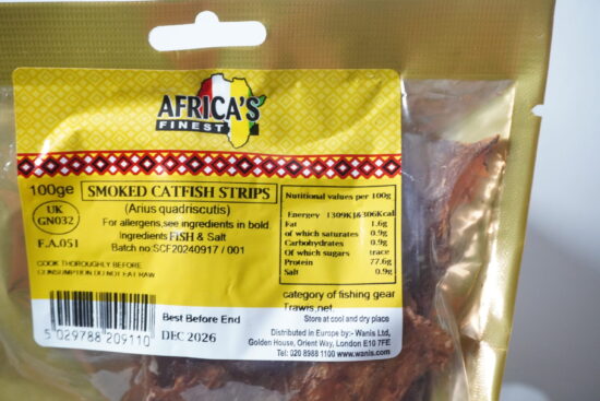 Africa's Finest Smoked Catfish strips, 100g - Image 2