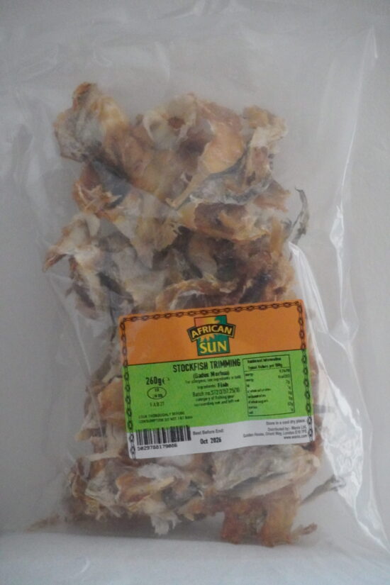 African Sun StockFish Trimming 260g