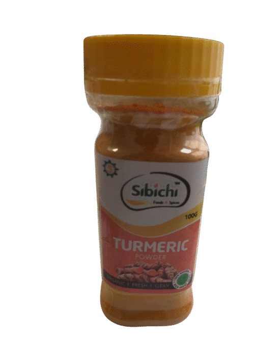Sibichi Turmeric Powder 100g Organic, Fresh & Clean