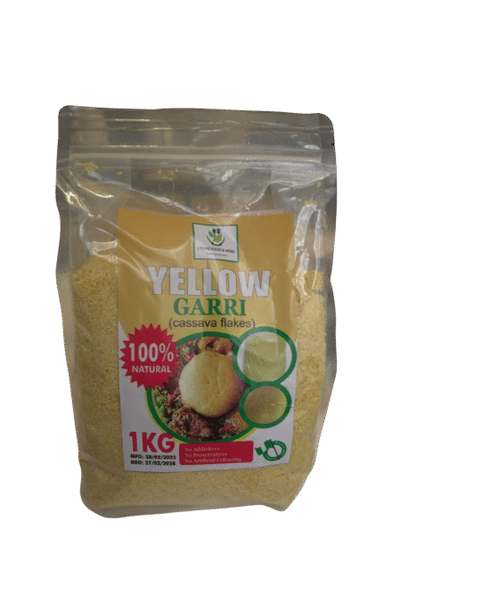 Yellow Garri 1kg 100% Natural. from Nigeria