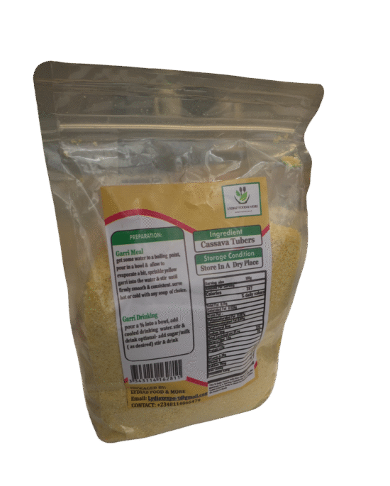 Yellow Garri 1kg 100% Natural. from Nigeria