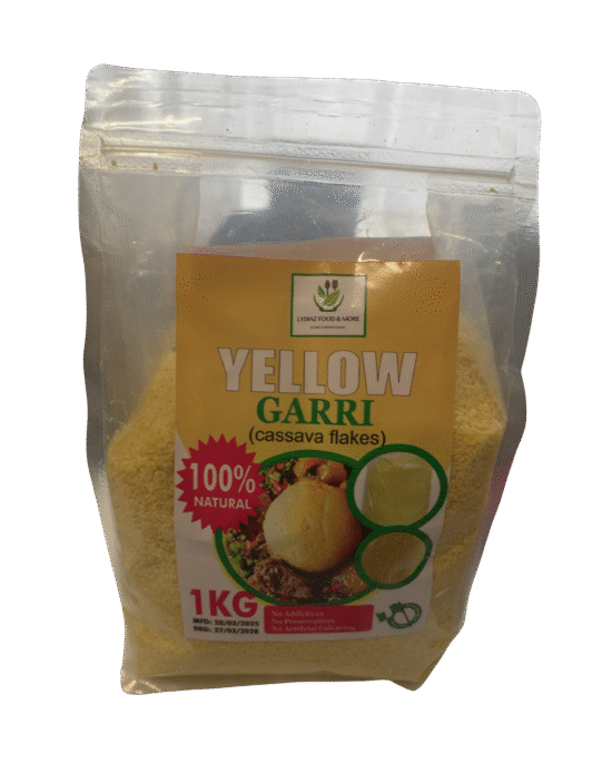 Yellow Garri 1kg 100% Natural. from Nigeria