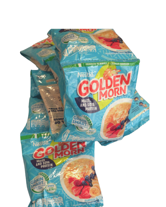 Golden Morn Maize & Soya Cereal 45g x 10 from Nigeria.