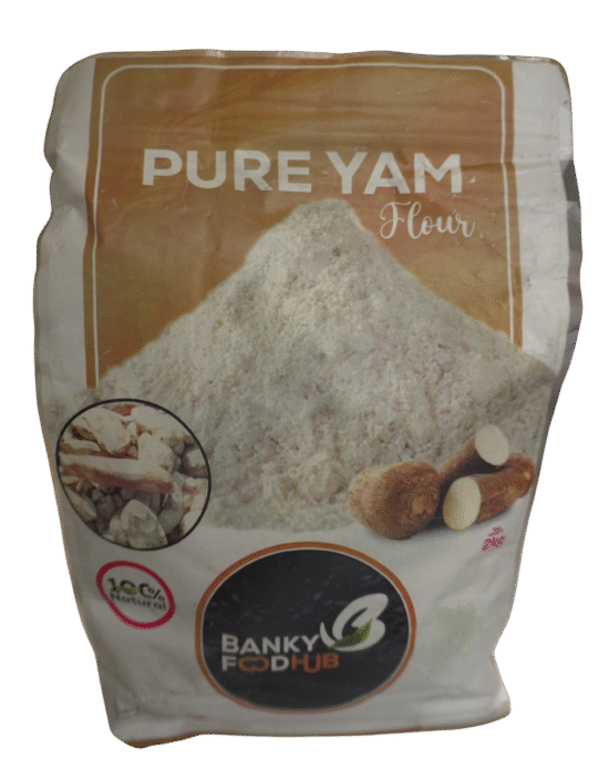 Pure Yam Flour 2kg 100% Natural Smooth Texture Authentic Taste from Nigeria