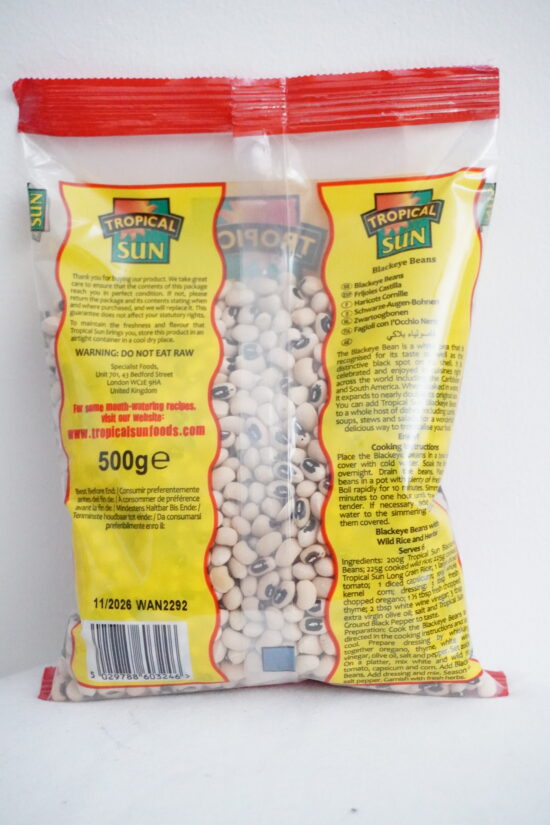 Tropical Sun Blackeye Beans 500g