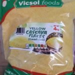 Yellow Garri – 4KG (100% Natural Cassava Flakes) From Nigeria.