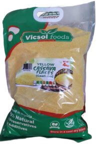 Yellow Garri – 4KG (100% Natural Cassava Flakes) From Nigeria.