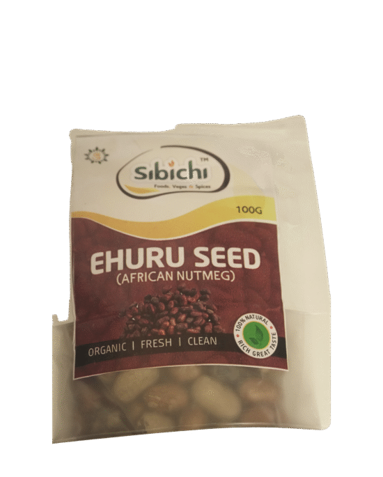 Ehuru Seed African Nutmeg 100g Organic from Nigeria.